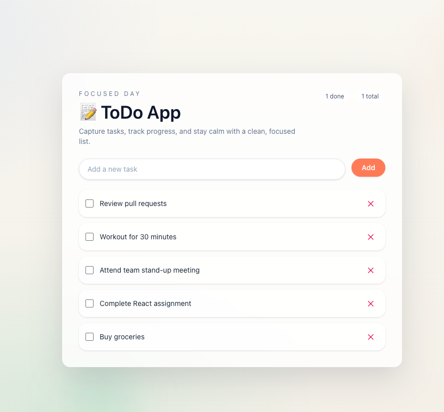 Todo Application